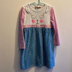 Jelly the pug boutique Girls play dress size 6